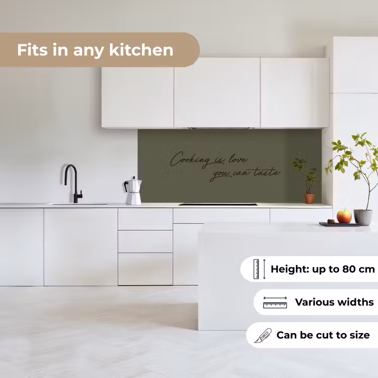 Cooking is love you can taste keuken achterwand 2 middel -sfeer4_UK