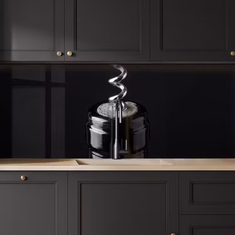 Kurkentrekker - Wijn - Zwart - Wit keuken achterwand 2 middel -sfeer1