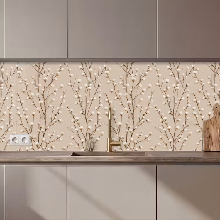 Katoen - Natuur - Taupe keuken achterwand 2 middel 871 zz_3dshopping