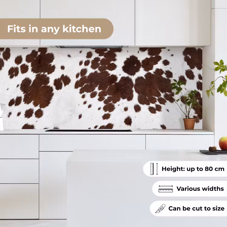Koeienhuid - Klassiek - Bruin keuken achterwand 2 middel -sfeer4_UK