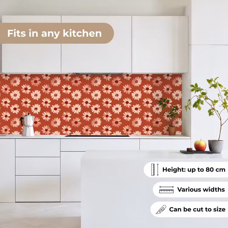 Madelief - Retro - Terracotta keuken achterwand 2 groot 857 -sfeer4_UK