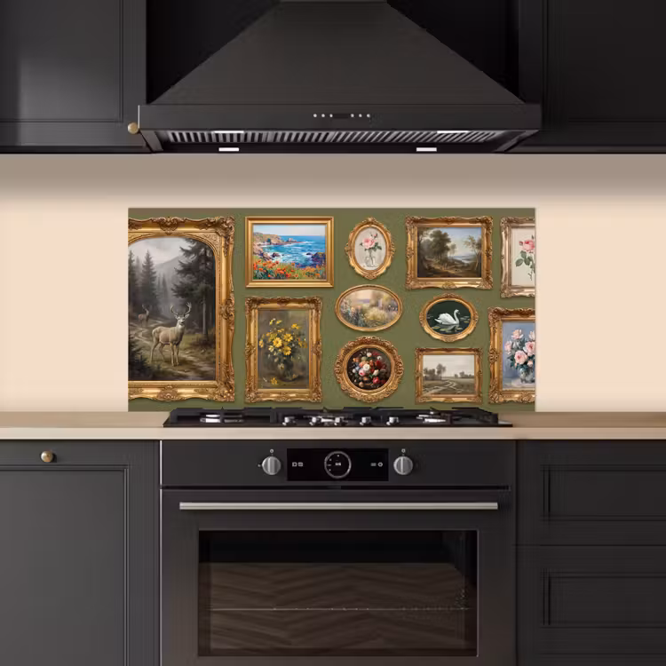 Hert - Bos - Natuur - Klassiek - Dieren keuken achterwand spatscherm middel -sfeer1