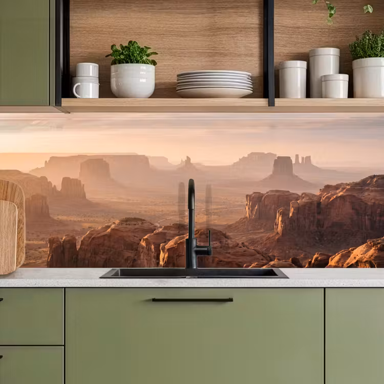 Woestijn - Landschap - Natuur keuken achterwand 2 middel -sfeer3
