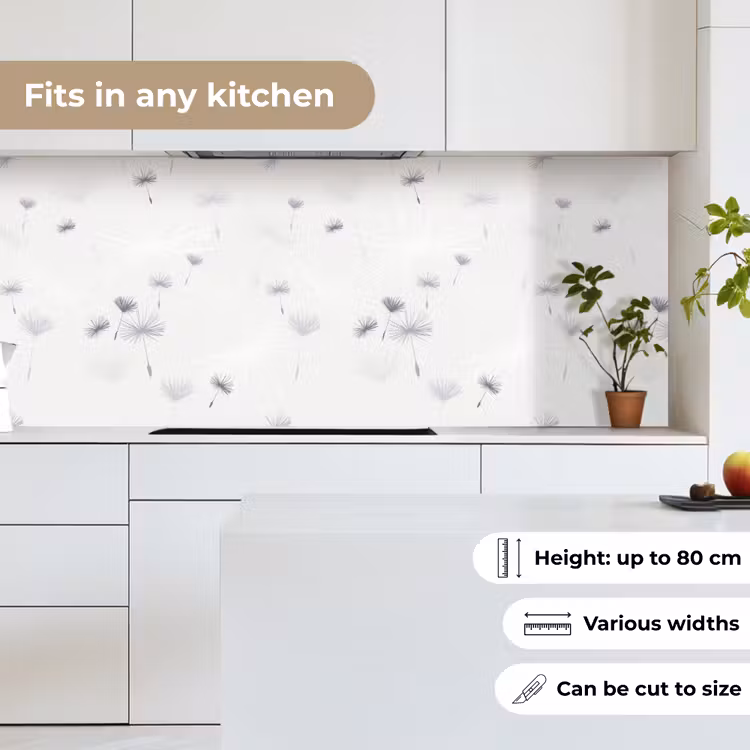 Design - Paardenbloem - Bloemen keuken achterwand 2 middel 871 -sfeer4_UK