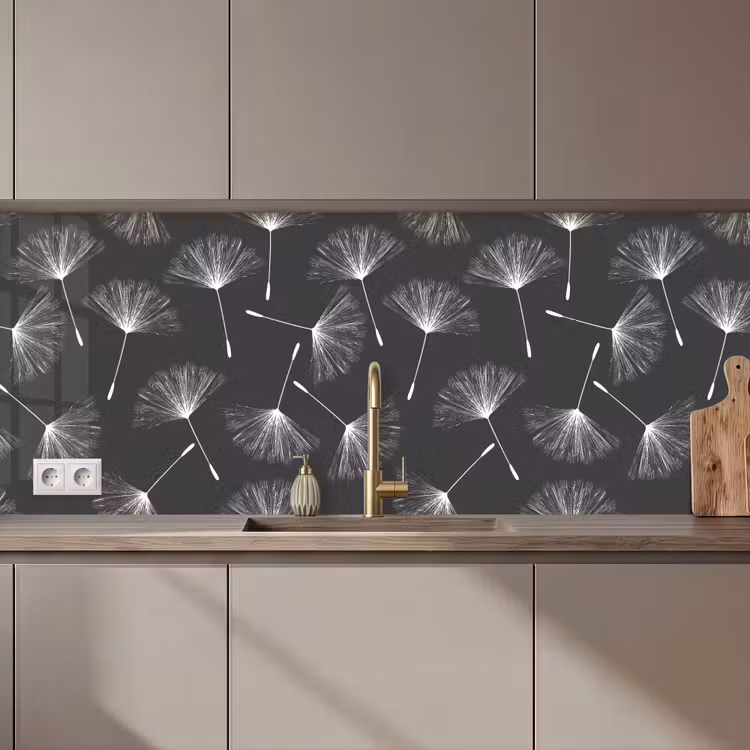 Design - Paardenbloem - Plant keuken achterwand 2 middel 871 zz_3dshopping