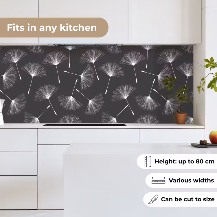 Design - Paardenbloem - Plant keuken achterwand 2 middel 871 -sfeer4_UK