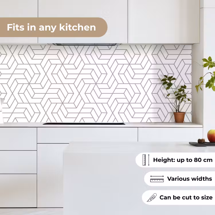 Design - Geometrie - Patroon keuken achterwand 2 middel 871 -sfeer4_UK