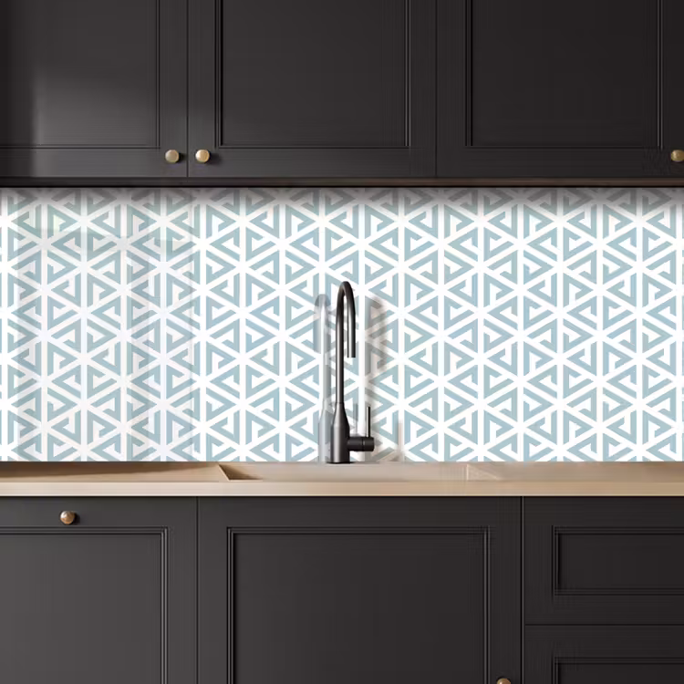 Design - Geometrie - Patroon - Driehoek keuken achterwand 2 middel 871 -sfeer1