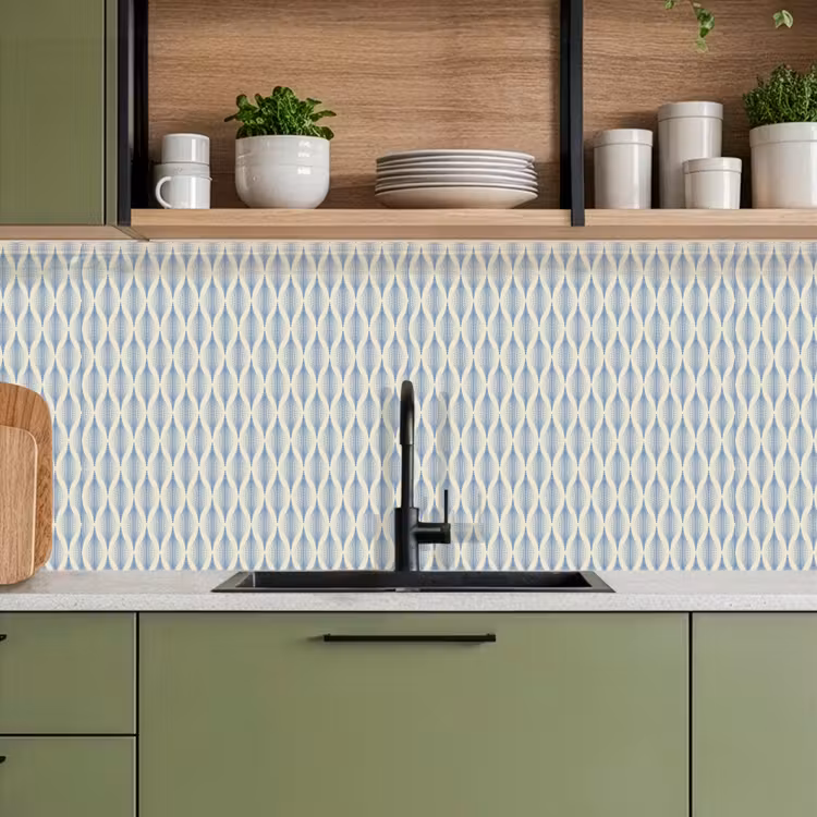 Design - Vintage - Abstract keuken achterwand 2 middel 871 -sfeer3