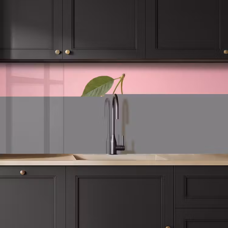 Disco - Kersen - Roze keuken achterwand 2 middel -sfeer1