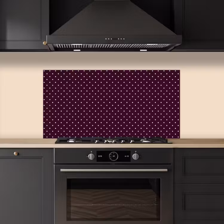 Stippen - Modern - Paars keuken achterwand spatscherm middel 899 -sfeer1