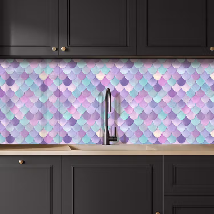 Dromerig - Zeemeermin - Pastel keuken achterwand 2 middel 871 -sfeer1