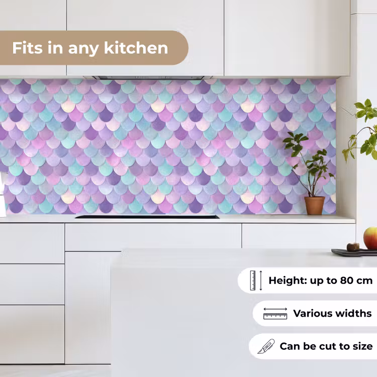 Dromerig - Zeemeermin - Pastel keuken achterwand 2 middel 871 -sfeer4_UK