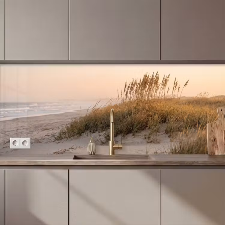 Duinlandschap - Zonsondergang - Strand keuken achterwand 2 middel zz_3dshopping