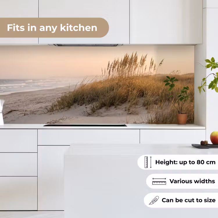 Duinlandschap - Zonsondergang - Strand keuken achterwand 2 middel -sfeer4_UK