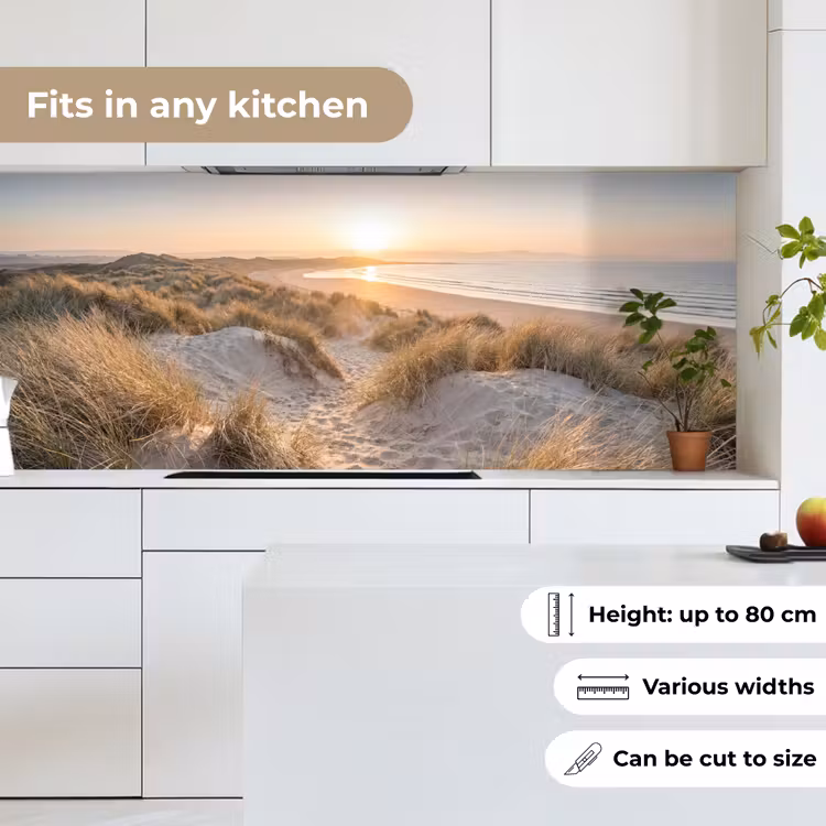 Duinen - Strand - Zee keuken achterwand 2 middel -sfeer4_UK