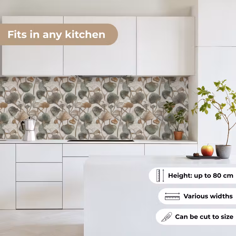 Elegant - Bladeren - Groen keuken achterwand 2 groot 857 -sfeer4_UK