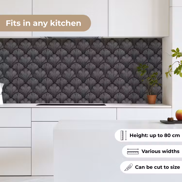 Waaier - Motief - Grijs keuken achterwand 2 middel 871 -sfeer4_UK