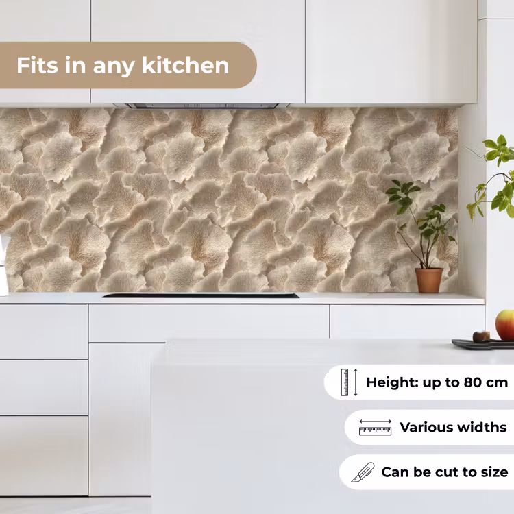 Waaierstructuren - Beige - Vezeltextuur keuken achterwand 2 middel 871 -sfeer4_UK