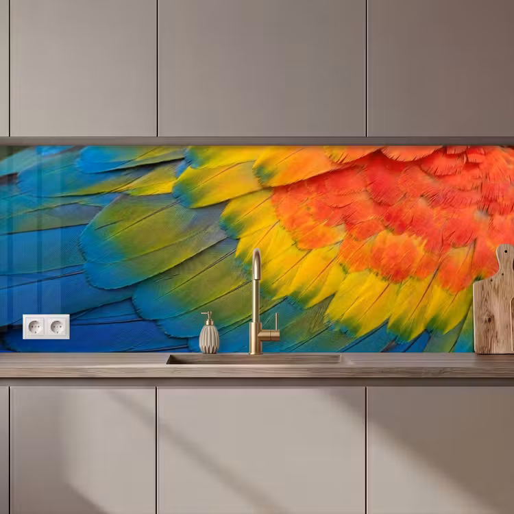 Veren - Ara - Kleurrijk keuken achterwand 2 middel zz_3dshopping