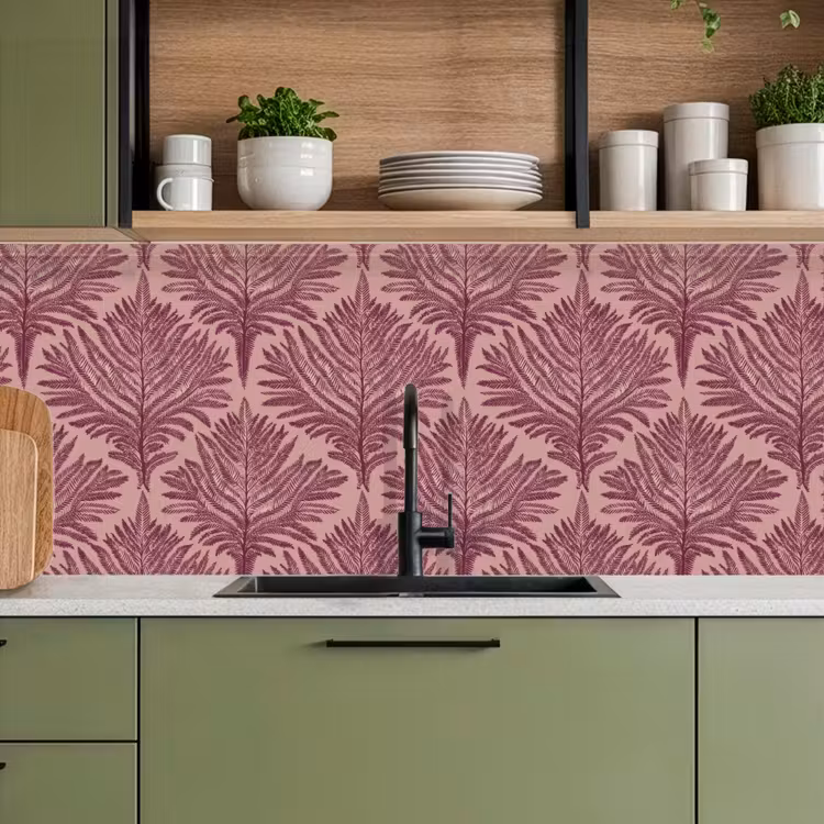 Varen - Patroon - Paars keuken achterwand 2 middel 871 -sfeer3