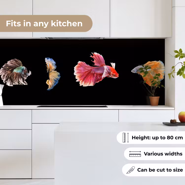 Vissen - Kleurrijk - Dieren keuken achterwand 2 middel -sfeer4_UK