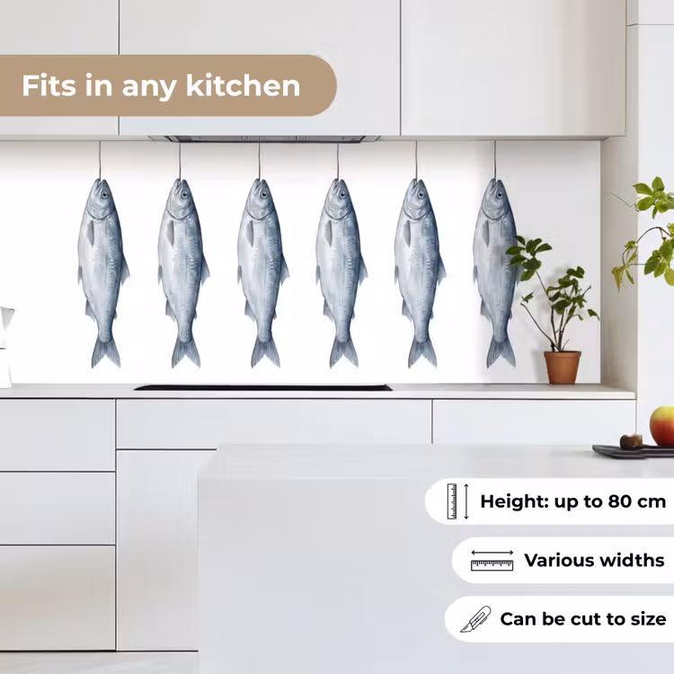 Vissen - Illustratie - Delfts - Blauw keuken achterwand 2 middel -sfeer4_UK