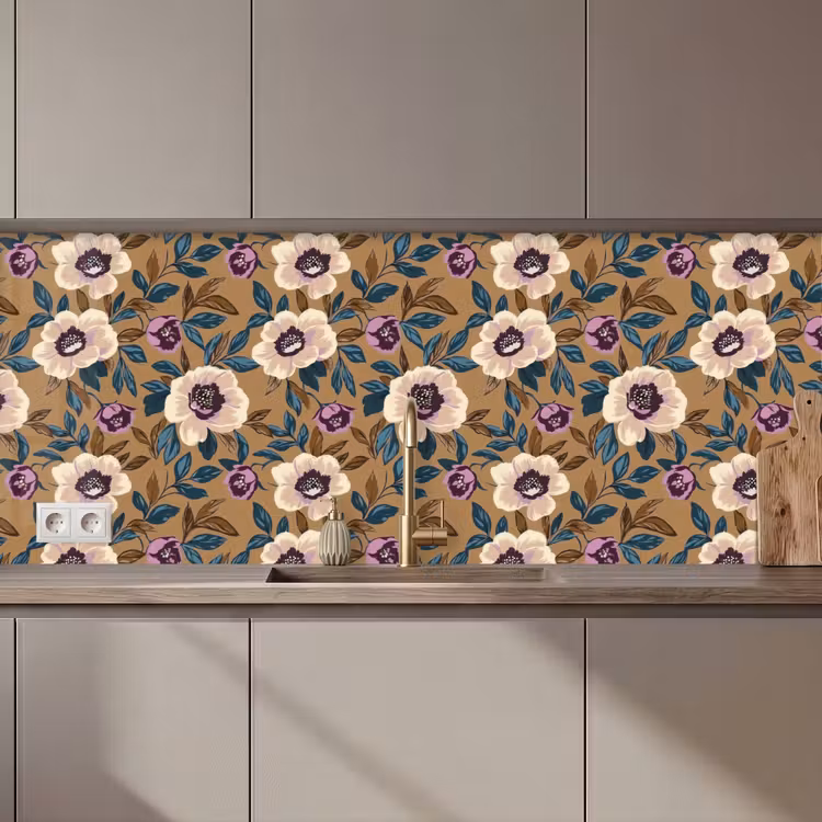 Floraal - Stilleven - Kleurrijk keuken achterwand 2 middel 871 zz_3dshopping