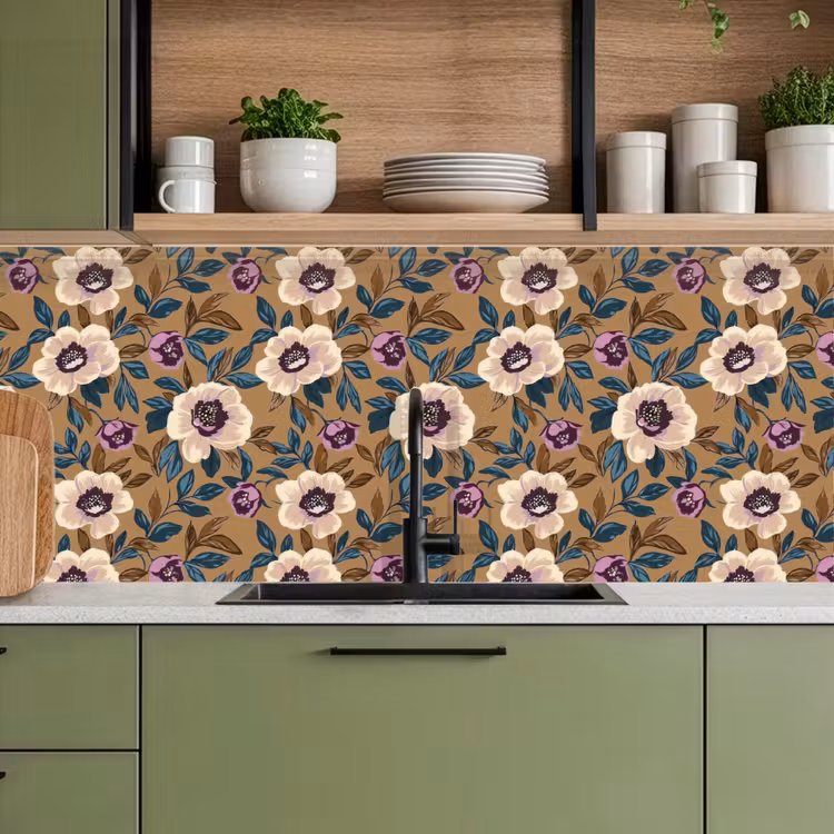 Floraal - Stilleven - Kleurrijk keuken achterwand 2 middel 871 -sfeer3