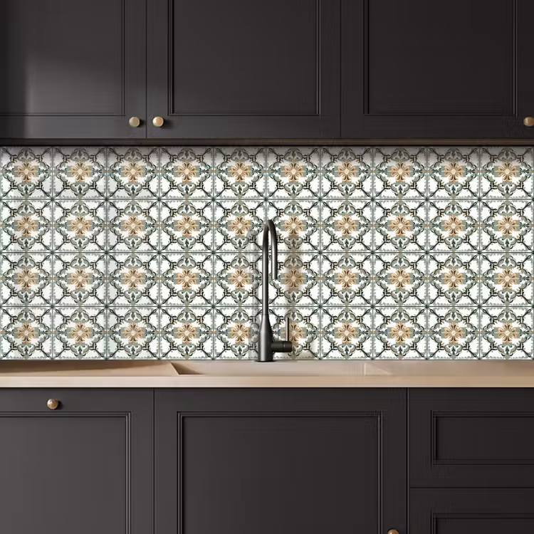 Floraal - Verweerd - Keurrijk keuken achterwand 2 middel 871 -sfeer1