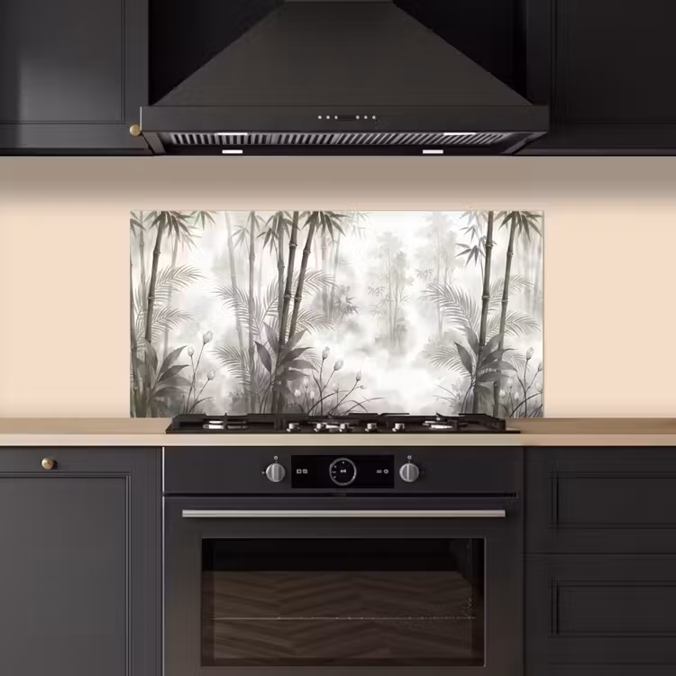 Bloemen - Knop - Tuin - Illustratie - Wit keuken achterwand spatscherm middel -sfeer1