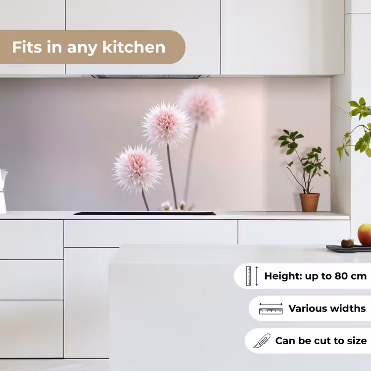 Bloemen - Bollen - Roze keuken achterwand 2 middel -sfeer4_UK