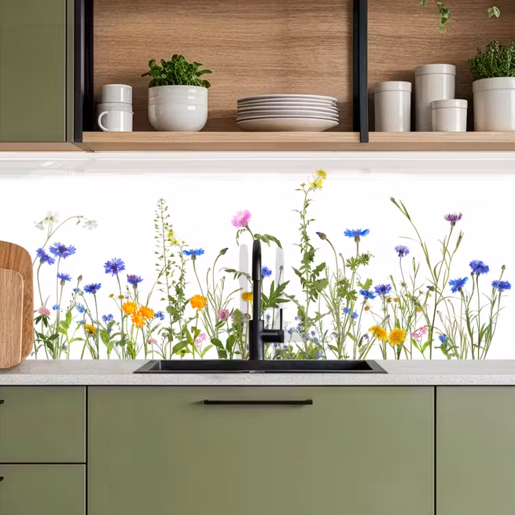 Bloemen - Veldbloemen - Lente keuken achterwand 2 middel -sfeer3