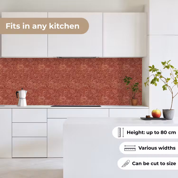 Bloemen - Motief - Rood keuken achterwand 2 groot 857 -sfeer4_UK