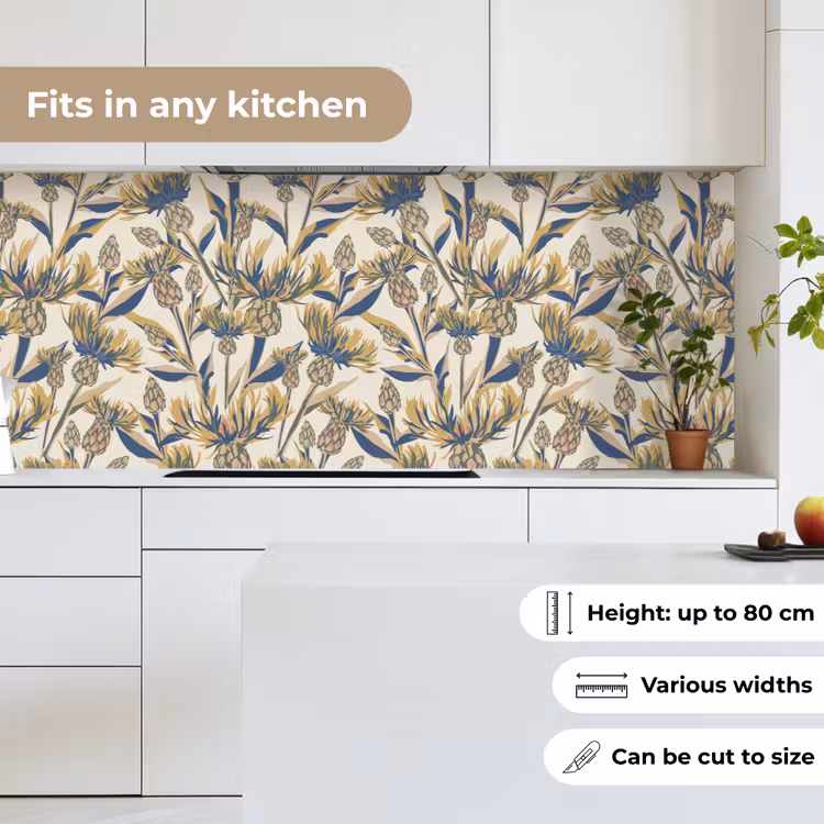 Bloemen - Patroon - Design - Natuur keuken achterwand 2 middel 871 -sfeer4_UK