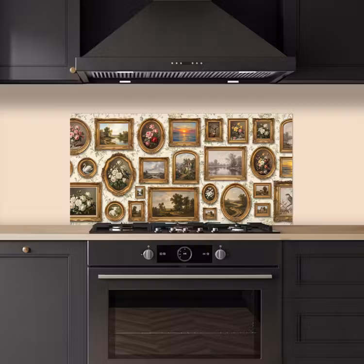 Bloemen - Roze - Stilleven - Klassiek keuken achterwand spatscherm middel -sfeer1