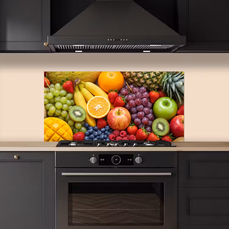 Eten - Fruit - Vers - Kleurrijk - Voeding keuken achterwand spatscherm middel -sfeer1
