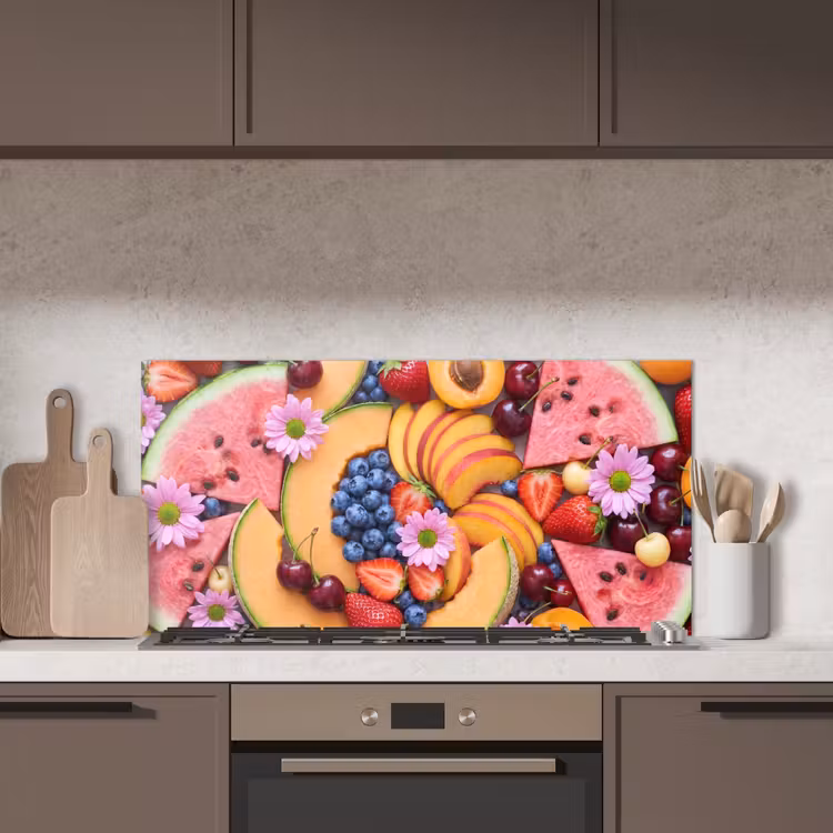 Eten - Fruit - Zomer - Kleurrijk keuken achterwand spatscherm middel -sfeer2