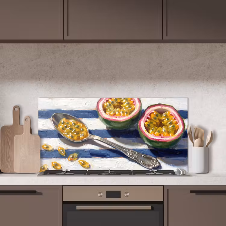 Eten - Passievrucht - Tropisch - Modern - Kleurrijk keuken achterwand spatscherm middel -sfeer2