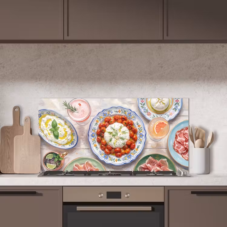 Eten - Tafel - Divers - Modern keuken achterwand spatscherm middel -sfeer2