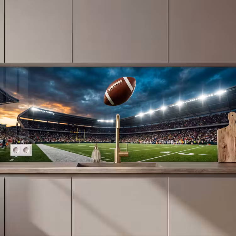 Football - Bal - Stadion - Sport keuken achterwand 2 middel zz_3dshopping