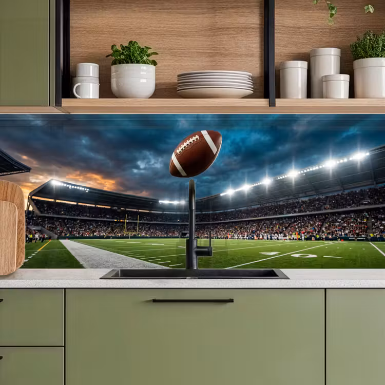 Football - Bal - Stadion - Sport keuken achterwand 2 middel -sfeer3