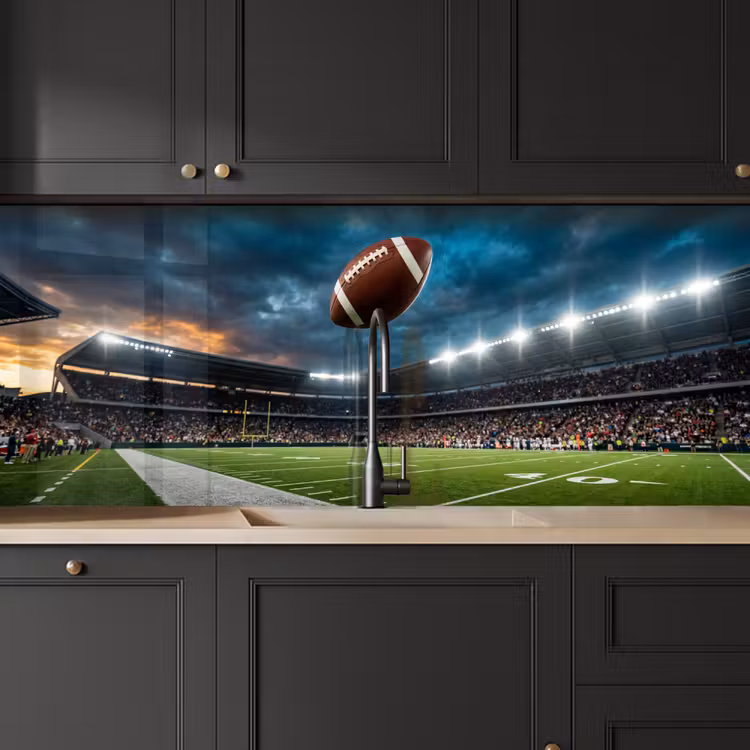 Football - Bal - Stadion - Sport keuken achterwand 2 middel -sfeer1