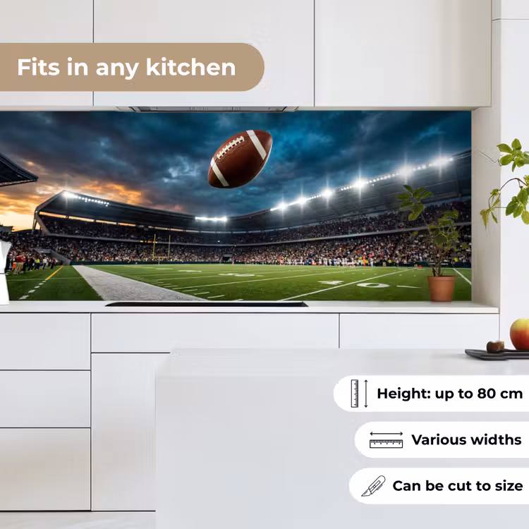 Football - Bal - Stadion - Sport keuken achterwand 2 middel -sfeer4_UK