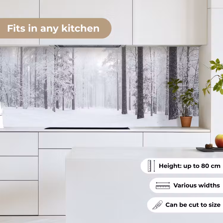 Bos - Sneeuw - Pad - Winter - Stilte keuken achterwand 2 middel -sfeer4_UK