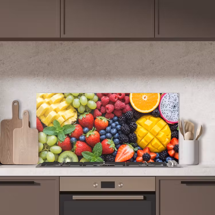 Fruit - Vers - Kleurrijk - Eten keuken achterwand spatscherm middel -sfeer2