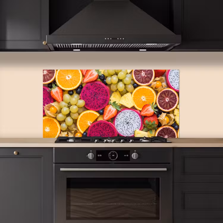 Fruit - Assortiment - Kleurrijk - Gezondheid keuken achterwand spatscherm middel -sfeer1
