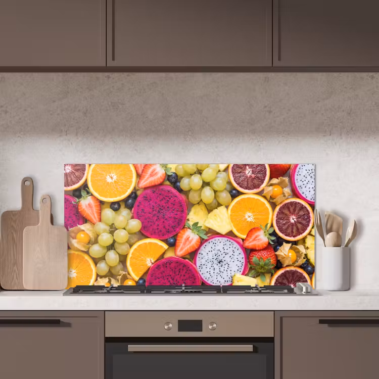 Fruit - Assortiment - Kleurrijk - Gezondheid keuken achterwand spatscherm middel -sfeer2