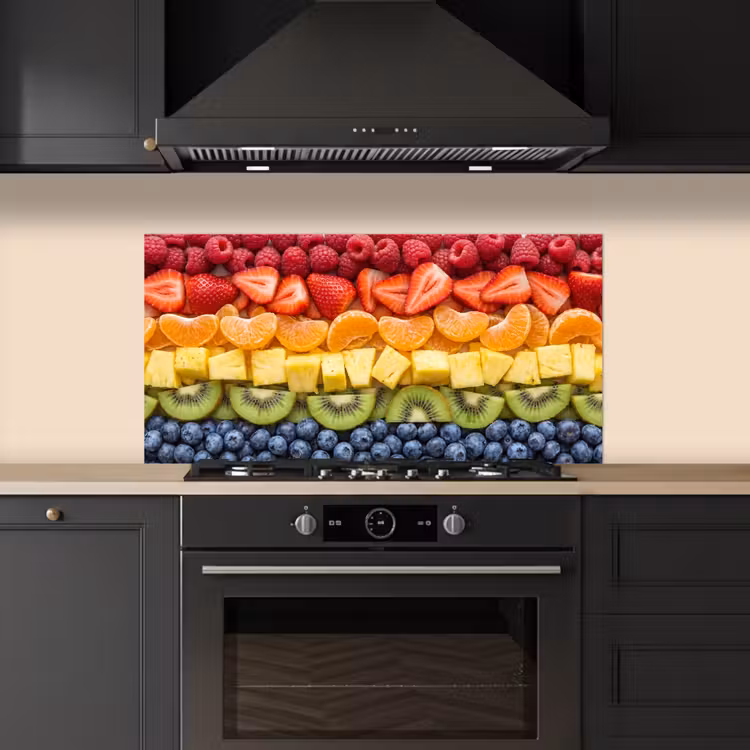 Fruit - Regenboog - Gezond - Kleurrijk keuken achterwand spatscherm middel -sfeer1
