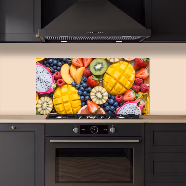 Fruit - Versneden - Kleurrijk - Eten - Gezond keuken achterwand spatscherm middel -sfeer1